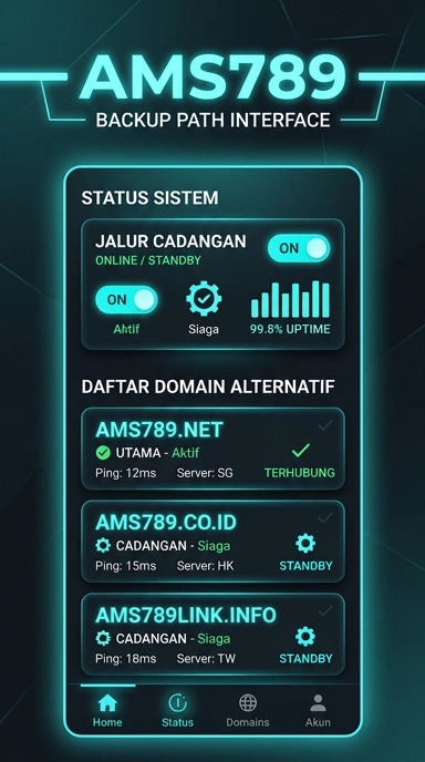 Tampilan link alternatif ams789