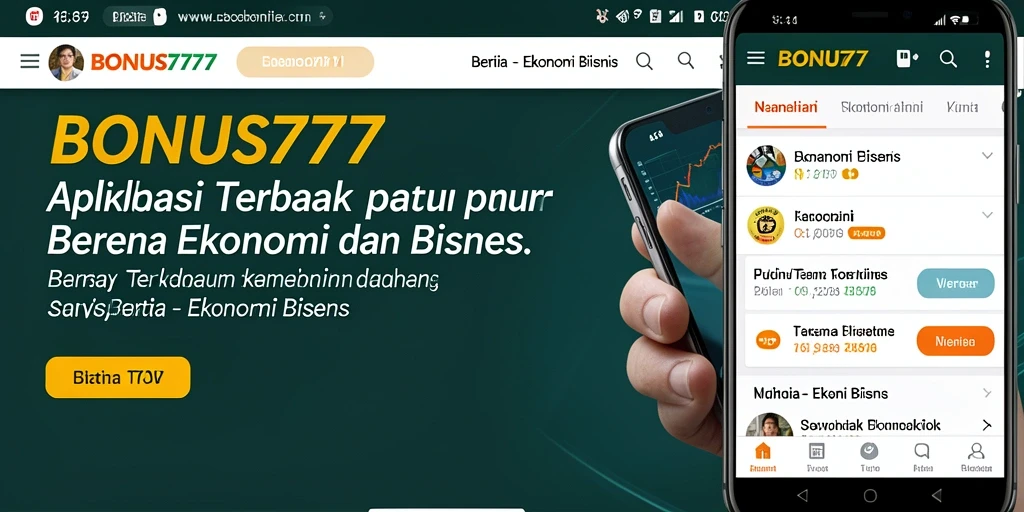 Antarmuka BONUS777 yang intuitif untuk berita Ekonomi dan Bisnis.