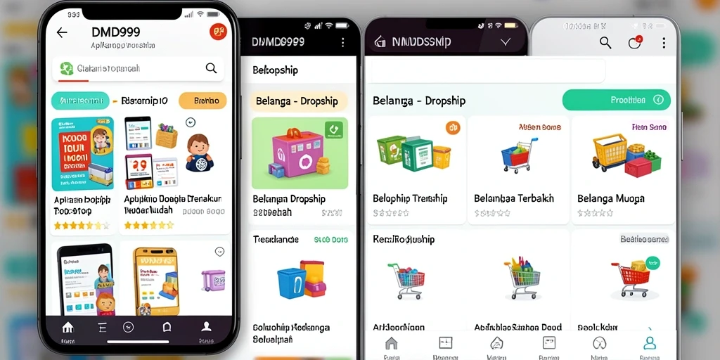 Tampilan antarmuka DMD999 yang intuitif dan menarik.