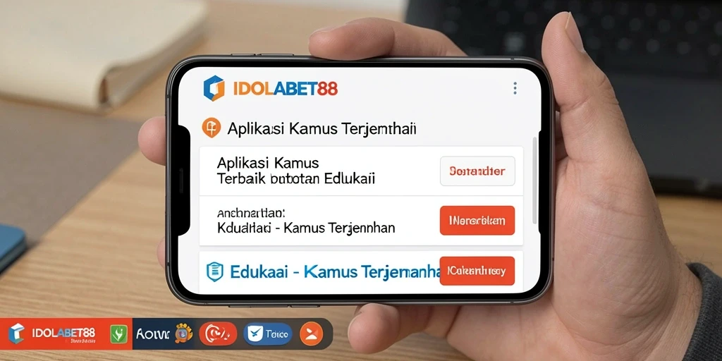 Tampilan antarmuka aplikasi IDOLABET88 yang sederhana dan intuitif.